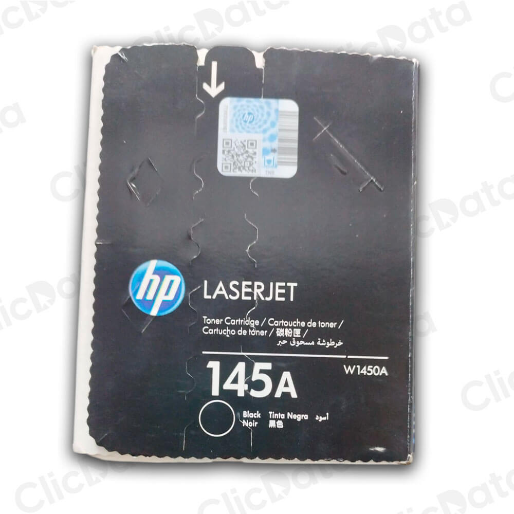 Toner HP 145A Negro W1450A 1,700 Pág. 3108fdw, 3008dn Original