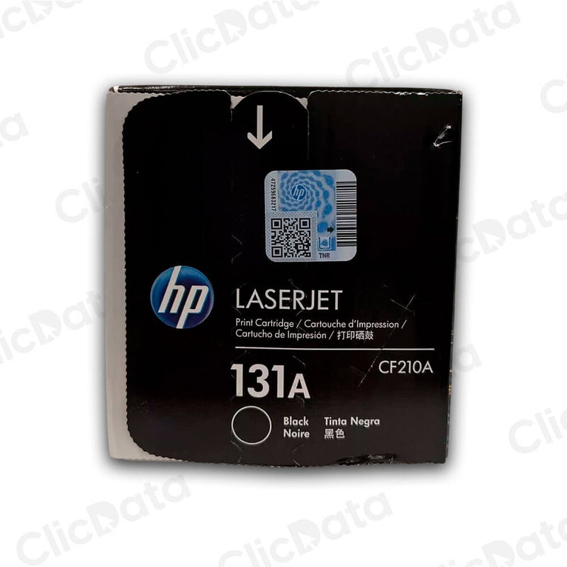 Toner Hp 131A Negro Cf210A 1,600 Pág. Color M251n, M276n Original