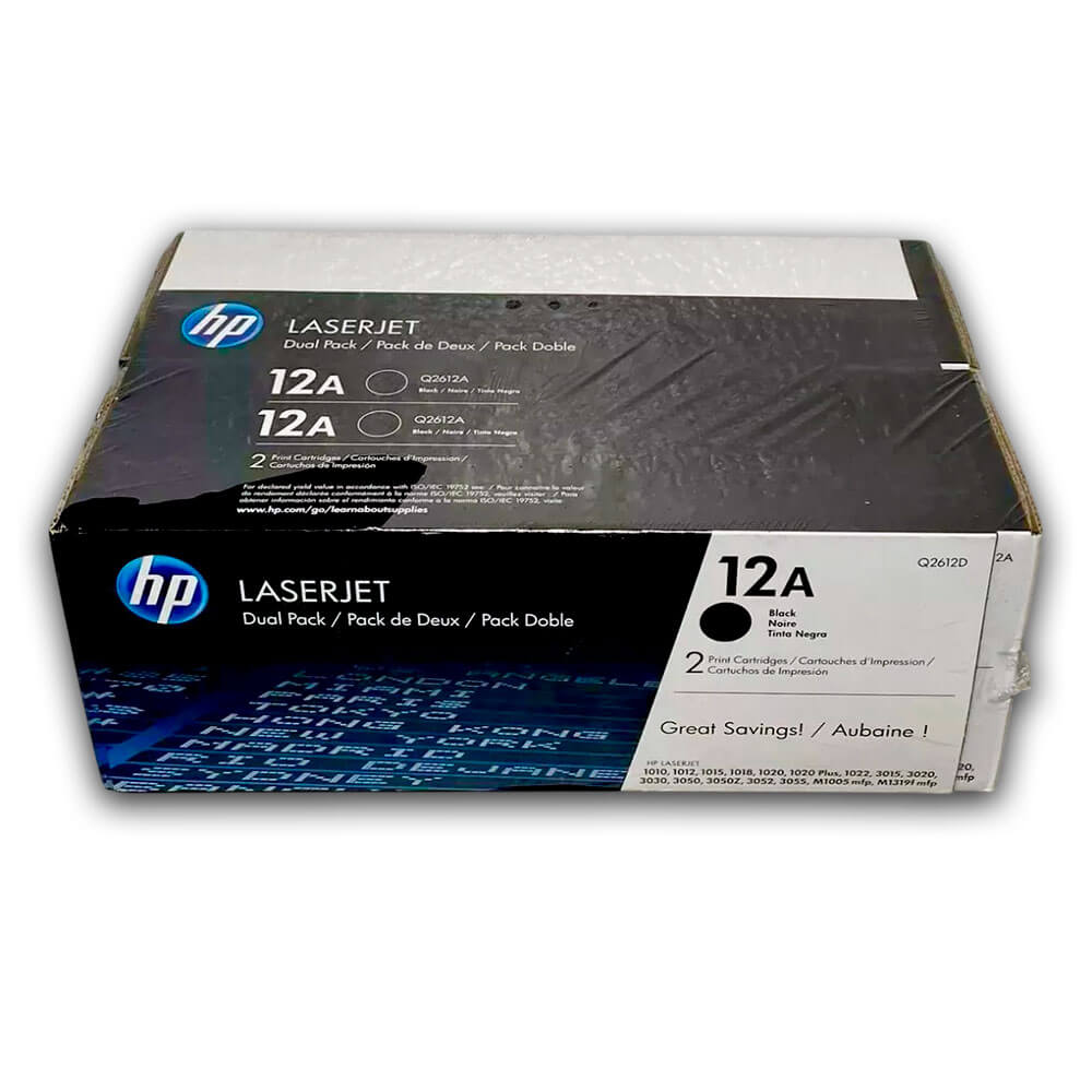 Toner Hp 12AD Negro Q2612AD 4,000 Pág. M1319, M1005 Original