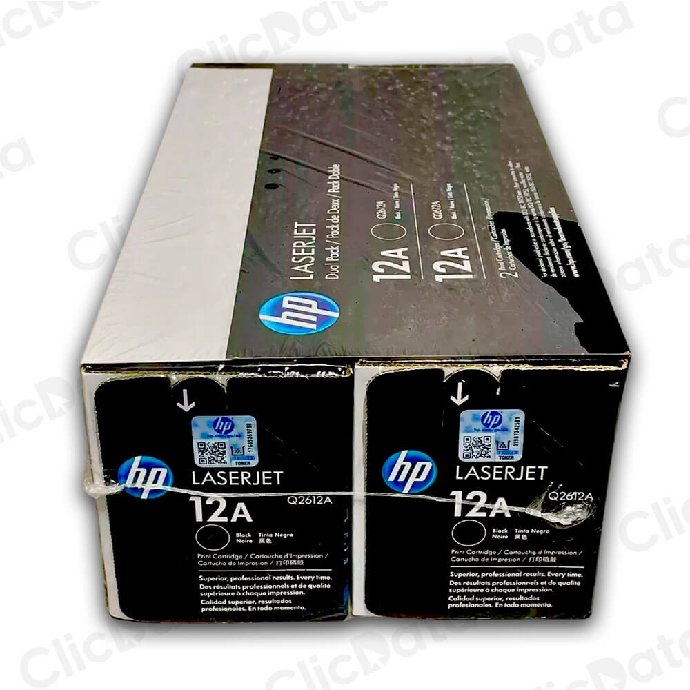 Toner Hp 12AD Negro Q2612AD 4,000 Pág. M1319, M1005 Original