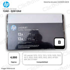 Toner Hp 12AD Negro Q2612AD 4,000 Pág. M1319, M1005 Original