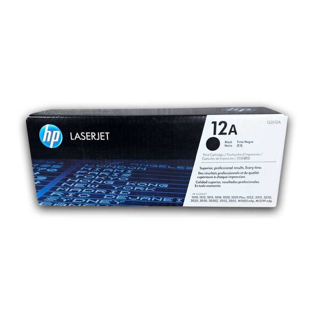 Tóner HP 12A Negro Q2612A 2,000 Pág. M1319, M1005 Original