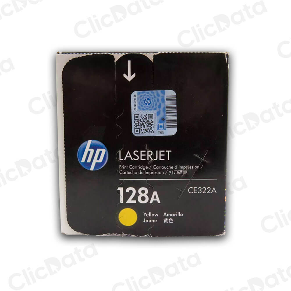 Toner Hp 128A Yellow CE322A 1,300 Pág. CP1525, CM1410 Original