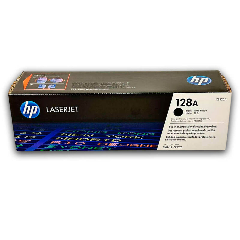 Toner HP 128A Negro CE320A 2,000 Pág. CP1525, CM1410 Original