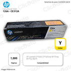 Toner HP 126A CE312A Yellow 1,000 Pág CP1025nw, M175nw Original