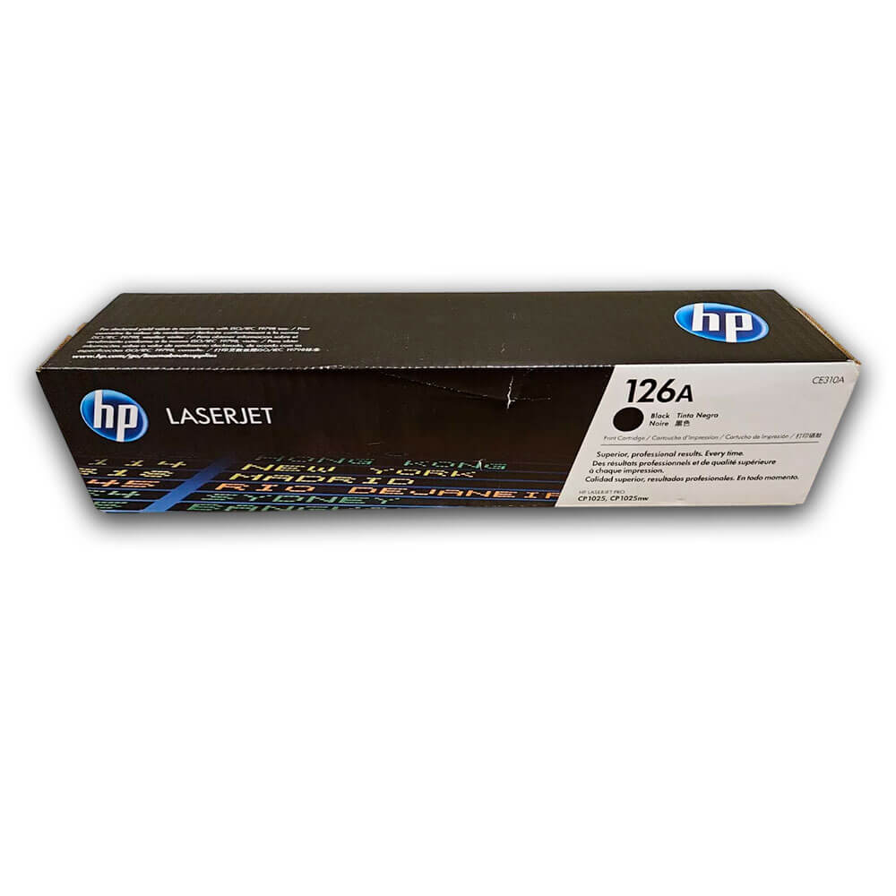 Toner Hp 126A Negro Ce310A 1,200 Pág. CP1025nw, M175nw Original