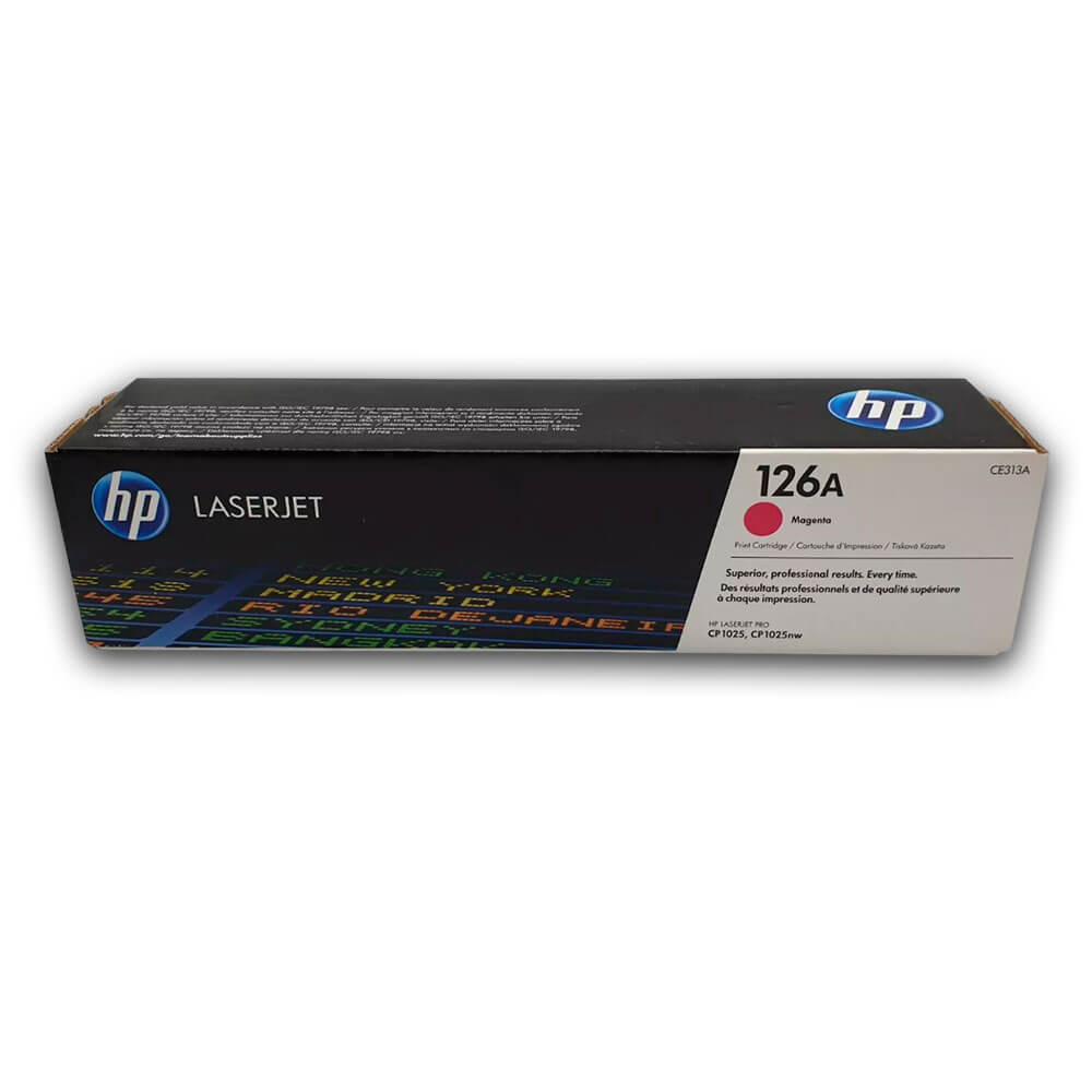 Toner Hp 126A Magenta Ce313A 1,000 Pág CP1025nw, M175nw Original