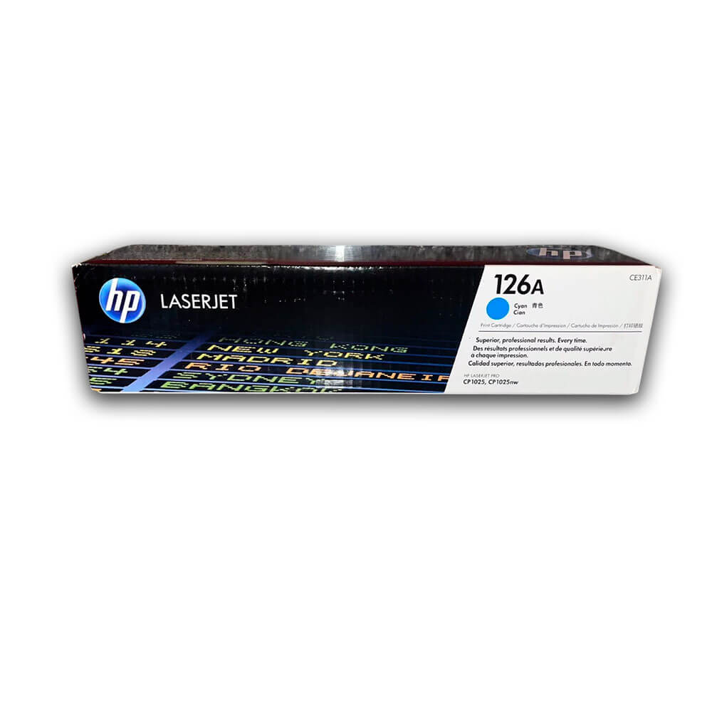Toner Hp 126A Cyan Ce311A 1,000 Pág CP1025nw, M175nw Original