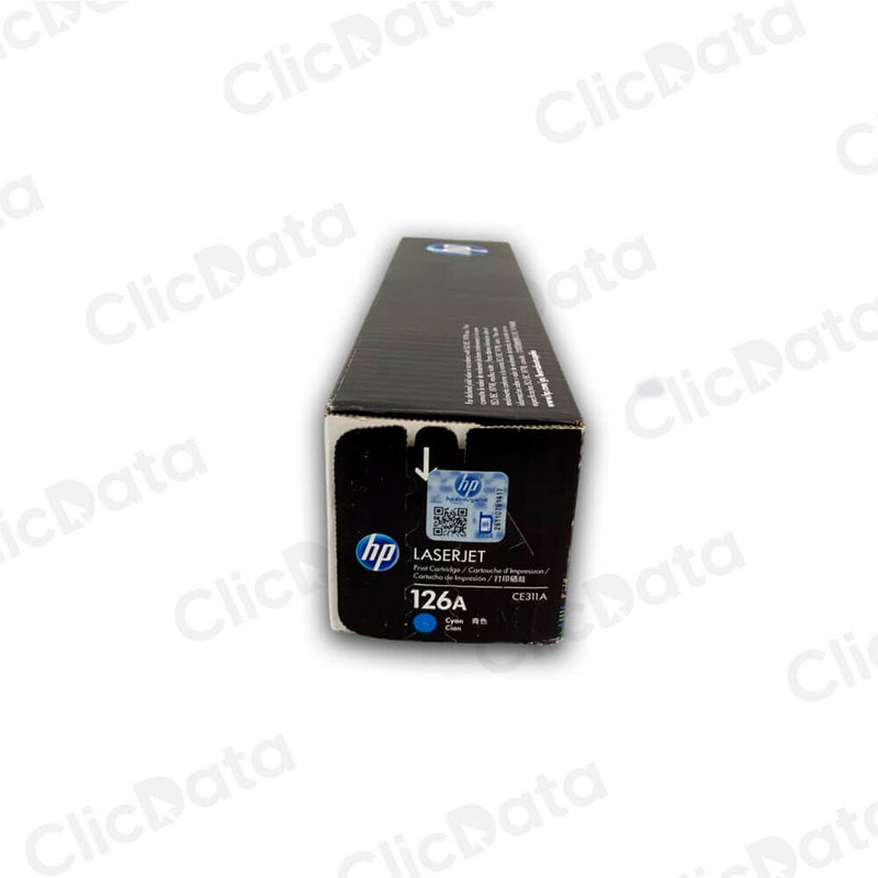 Toner Hp 126A Cyan Ce311A 1,000 Pág CP1025nw, M175nw Original