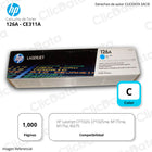 Toner Hp 126A Cyan Ce311A 1,000 Pág CP1025nw, M175nw Original
