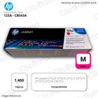 Toner Hp 125A Magenta Cb543A 1,400 Pág. CP1515, CP1518 Original