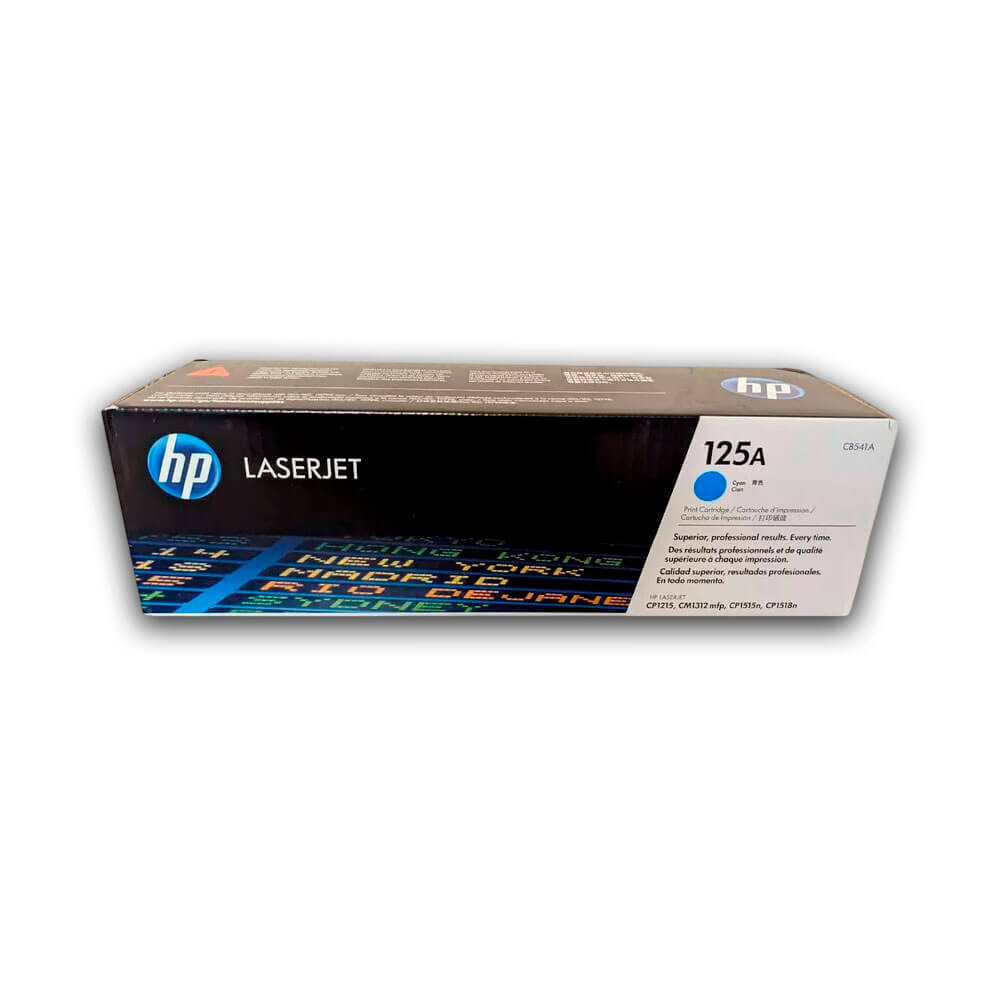 Toner Hp 125A Cyan Cb541A 1,400 Pág. CP1515, CP1518 Original
