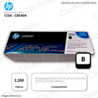 Toner Hp 125A Black Cb540A 2,200 Pág. CP1518, CM1312 Original