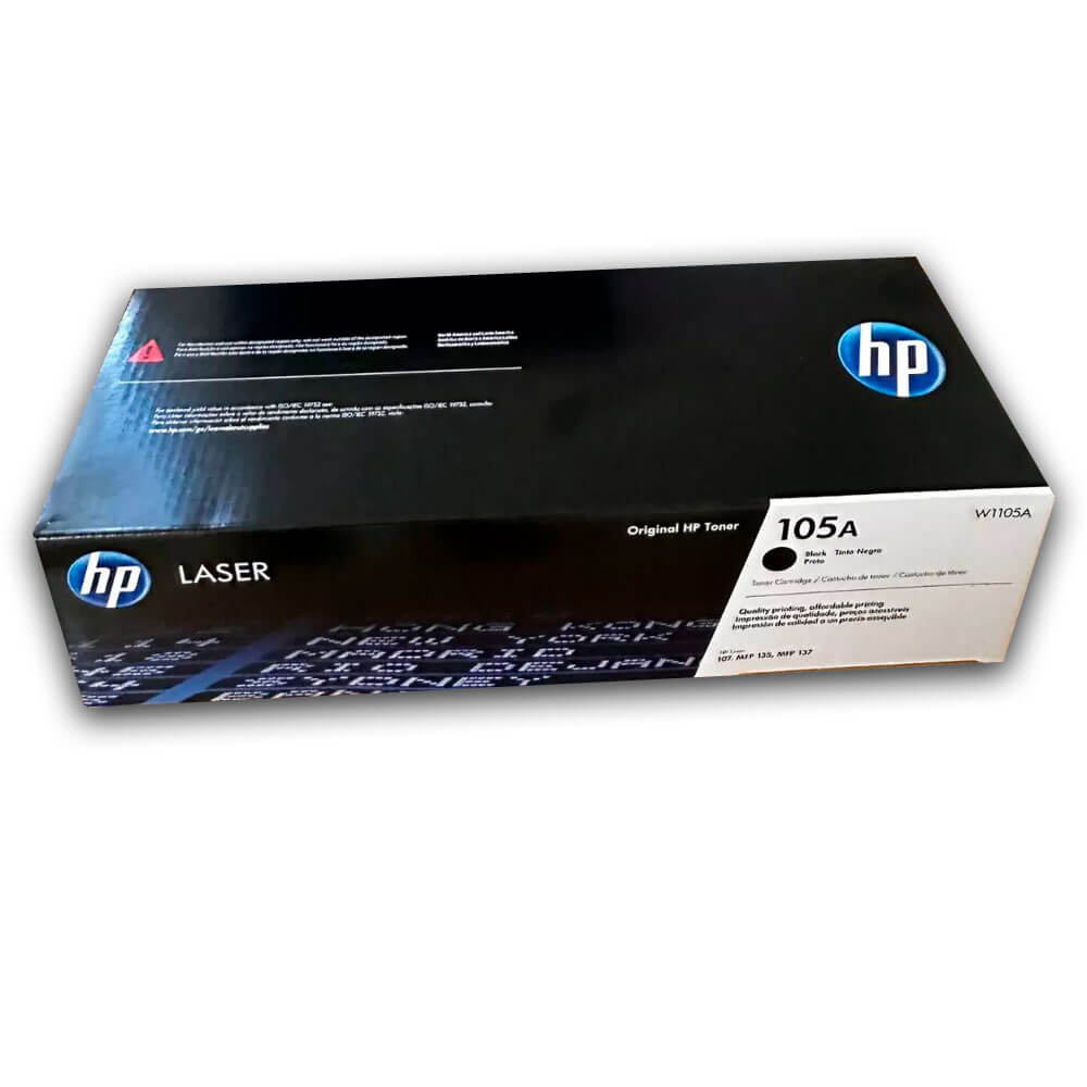 Toner Hp 105A Negro W1105A 1,000 Pág. 137Fnw, 135w, 107w Original
