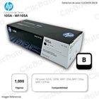 Toner Hp 105A Negro W1105A 1,000 Pág. 137Fnw, 135w, 107w Original