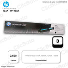 Toner Hp 103A Negro W1103A 2,500 Pág. 1000w, 1200w Original