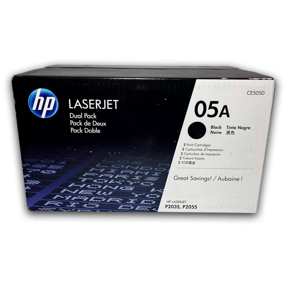 Toner Hp 05D Negro Ce505D 2,300 Pág. P2030, P2035n Original
