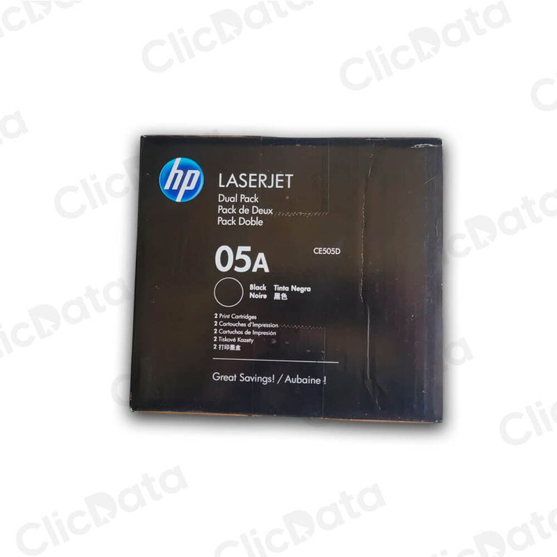 Toner HP 05A Negro CE505A 2,300 Pág. P2030, P2035n Original