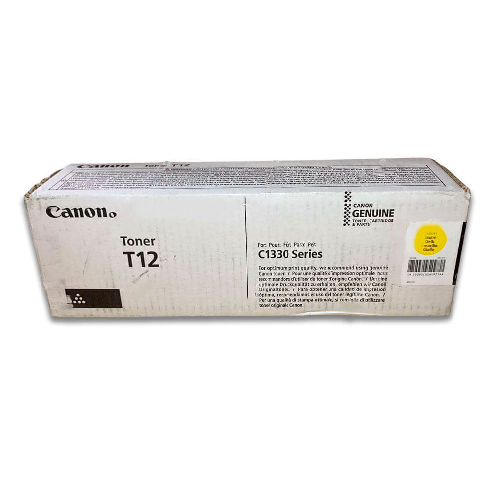 Toner Canon T12 Amarrillo 5,300 Pág. c1330, C1333i Original