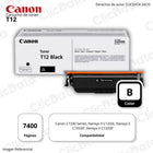Toner Canon T12 Black 7,400 Pág. C1330, C1333i Original