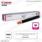 Toner Canon GPR-36 Magenta 19,000 Pág. C2020, C2225 Original