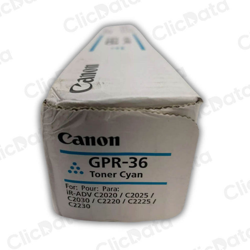 Toner Canon GPR-36 Cyan 19,000 Pág. C2020, C2225 Original