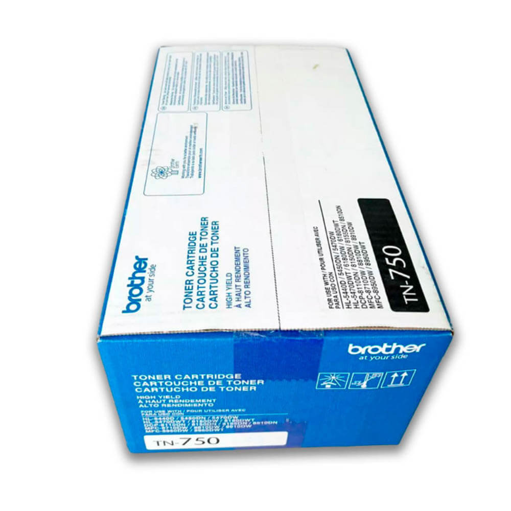 Toner Brother TN 750 Negro 8,000 Pág. HL 5450DN, 8910DW Original