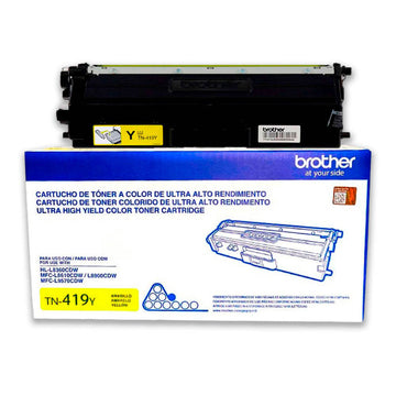 Toner Brother TN 419Y Yellow 9,000 Pág. L8360CDW, L9570CDW Original