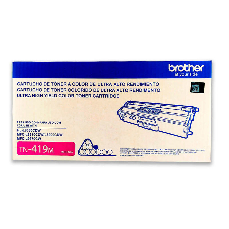 Toner Brother TN 419M Magenta 9,000 Pág. L8360CDW, L9570CDW Original