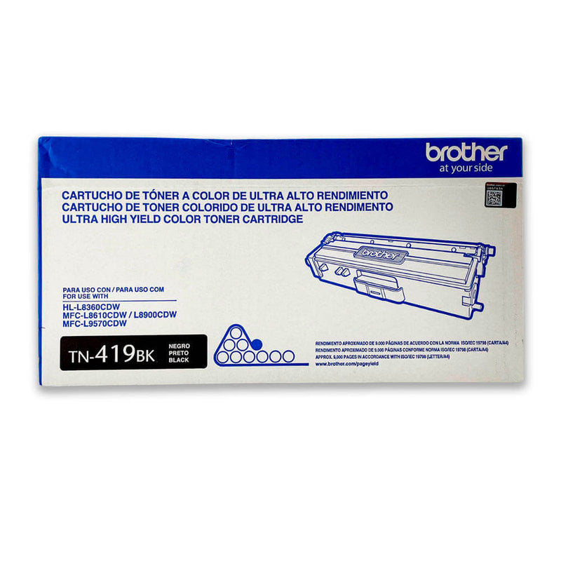 Toner Brother TN 419Bk Negro 9,000 Pág. L8360CDW, L9570CDW Original