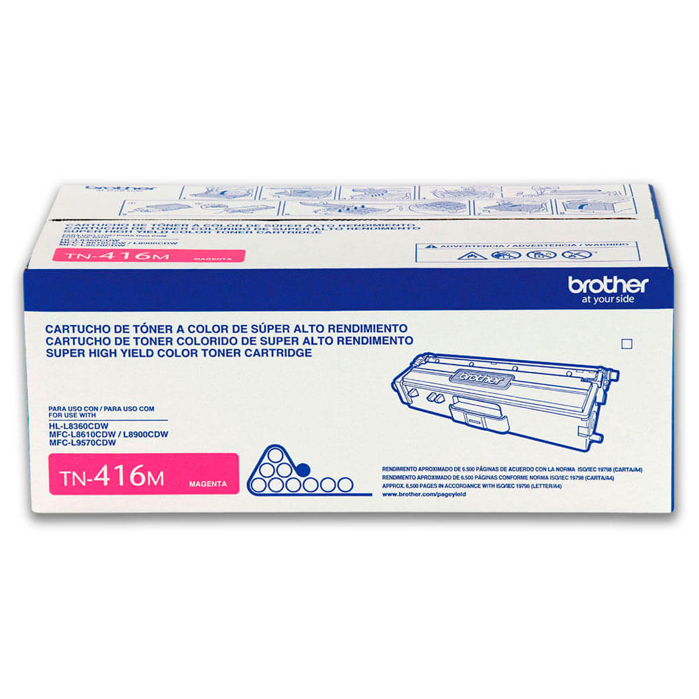 Toner Brother TN 416M Magenta 6,500 Pág. HL-L8260CDW Original