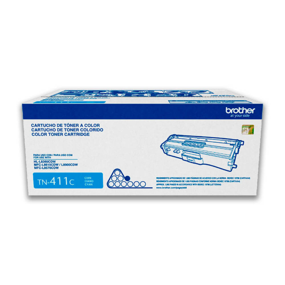 Toner Brother TN 411C Cyan 1,800 Pag HL L8260CDW Original