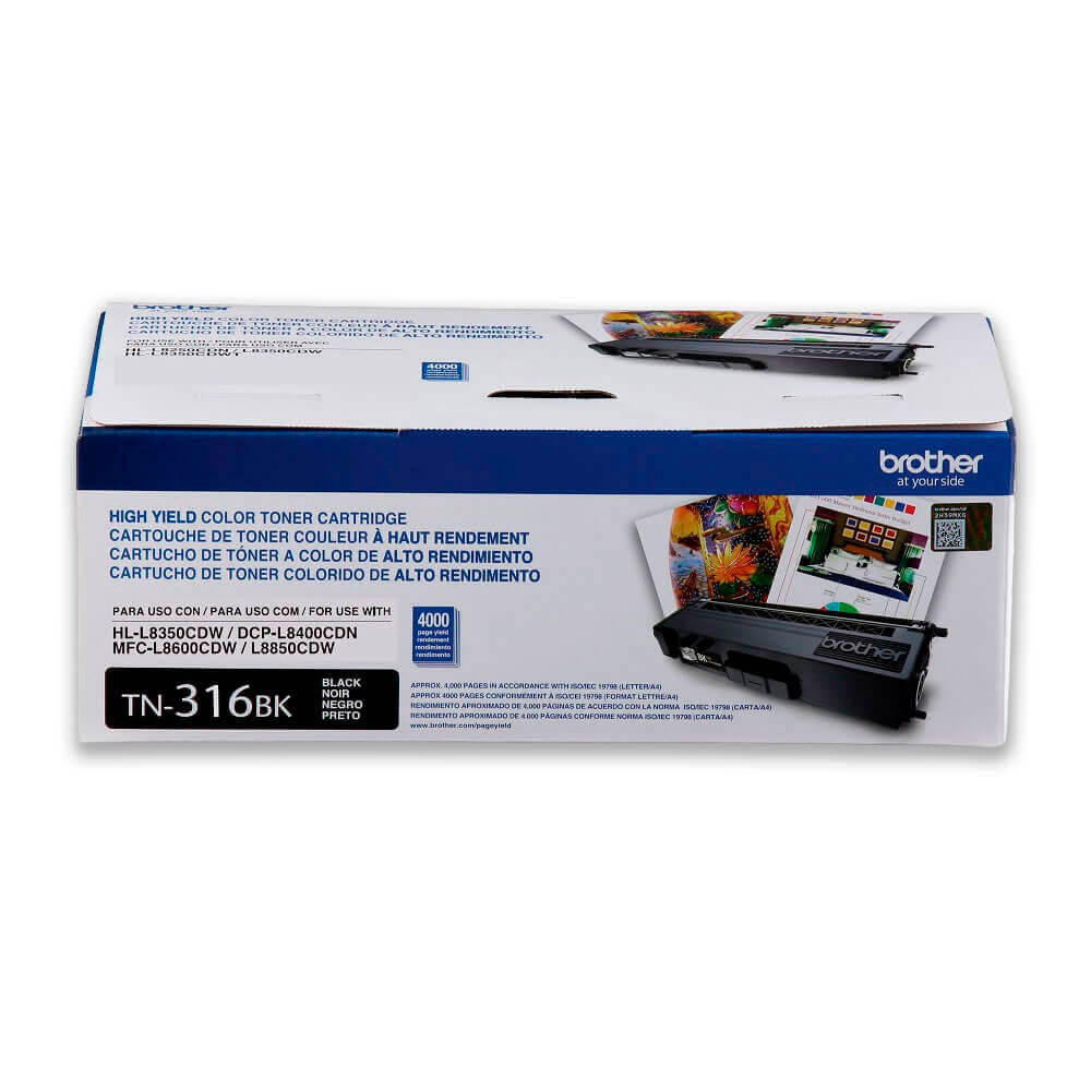 Toner Brother TN 316BK Negro 4,000 Pág. L8350, L8850 Original