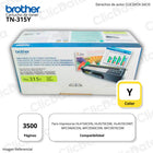 Toner Brother TN 315Y Amarrillo 3,500 Pág. HL4570 Original