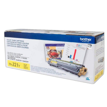 Toner Brother TN 221Y Amarrillo 1,400 Pág. l3170cdw, 9340CDW Original