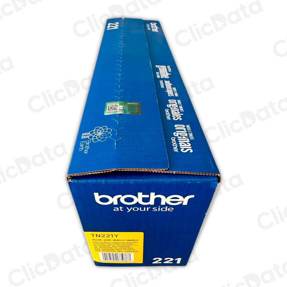 Toner Brother TN 221Y Amarrillo 1,400 Pág. l3170cdw, 9340CDW Original