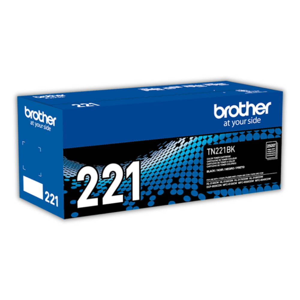 Toner Brother TN 221Bk Negro 2,500 Pág. l3270cdw, 9340CDW Original