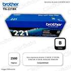 Toner Brother TN 221Bk Negro 2,500 Pág. l3270cdw, 9340CDW Original