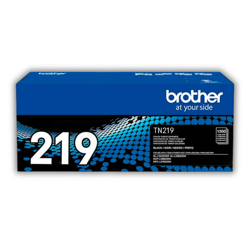 Toner Brother TN 219Bk Negro 1.500 Pag L3760CDW, L3240 Original