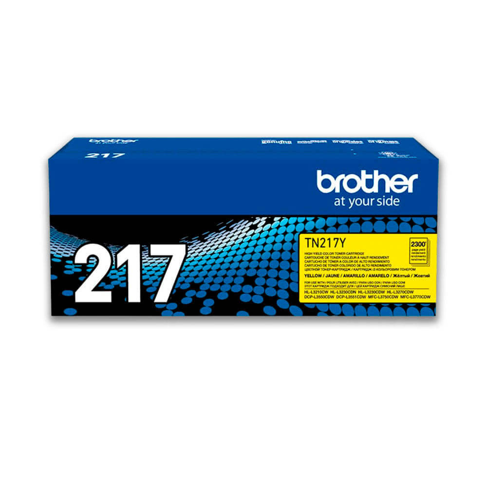 Toner Brother TN 217Y yellow 2,300 Pág. L3270, L3551cdw Original