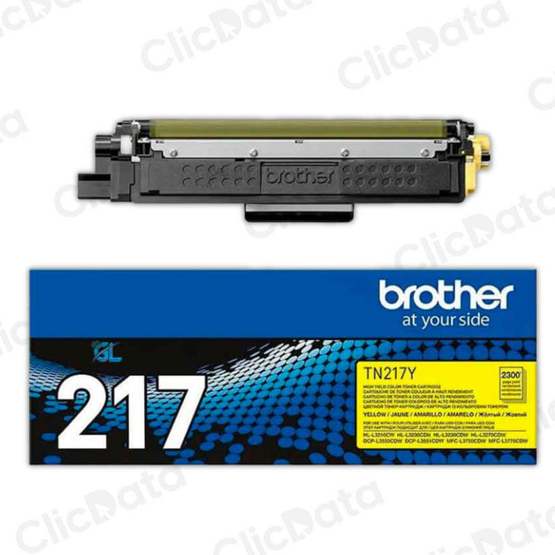 Toner Brother TN 217Y yellow 2,300 Pág. L3270, L3551cdw Original