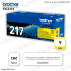 Toner Brother TN 217Y yellow 2,300 Pág. L3270, L3551cdw Original