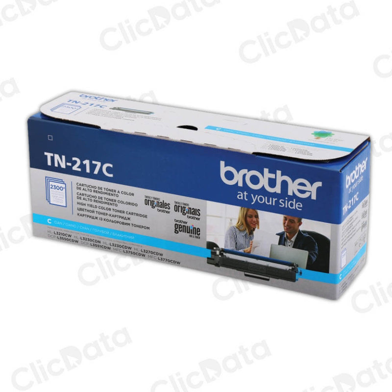 Toner Brother TN 217C Cyan 2,300 Pág. L3270, L3551cdw Original