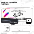Toner Xerox 106R02723 Negro 14.100 Pág. WC 3615, 3610 Compatible