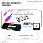 Toner Xerox 106R01455 Negro 3.100 Pág. 6128MFP Compatible