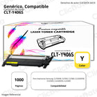 Toner Samsung CLT Y406S Yellow 1,000 Pág. CLP360 Compatible