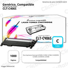 Toner Samsung CLT C406S Cyan 1,000 Pág. CLP360, CLT C406S Compatible