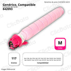 Toner Ricoh 842093 Magenta 117g MP C306. MP C406, C407 Compatible