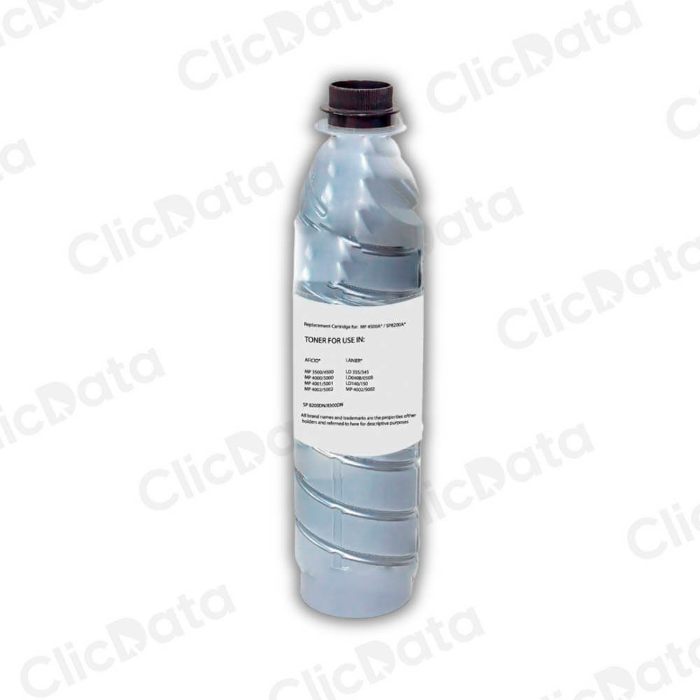 Toner Ricoh 841346 Negro 550g Mp 3500, MP 4500, 4002 Compatible