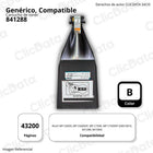 Toner Ricoh 841288 Negro 950g Pág. MP C6000, MP C600SP Compatible